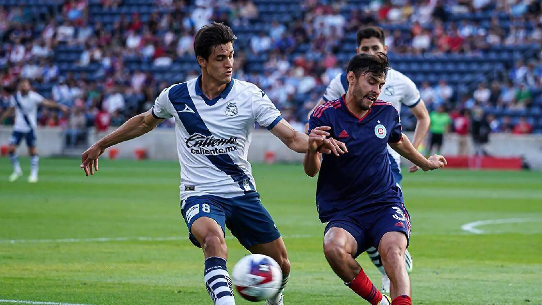 El Club Puebla ante el Chicago Fire